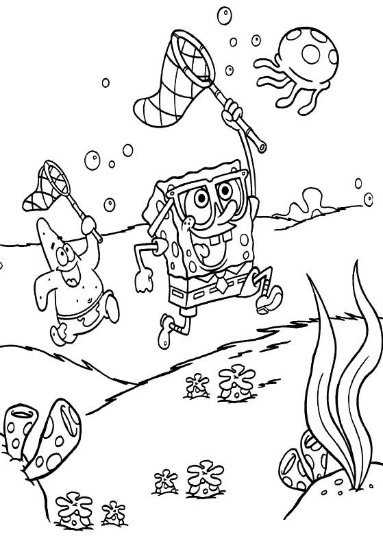 Malvorlage: SpongeBob (Karikaturen) #33381 - Kostenlose Malvorlagen zum Ausdrucken