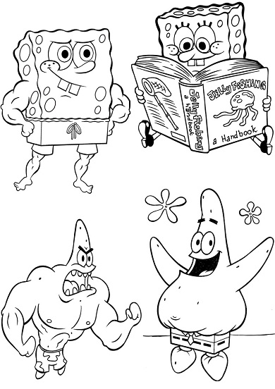 Malvorlage: SpongeBob (Karikaturen) #33386 - Kostenlose Malvorlagen zum Ausdrucken