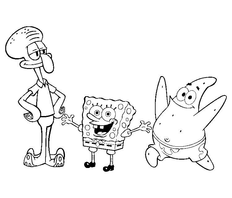 Malvorlage: SpongeBob (Karikaturen) #33397 - Kostenlose Malvorlagen zum Ausdrucken