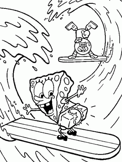 Malvorlage: SpongeBob (Karikaturen) #33406 - Kostenlose Malvorlagen zum Ausdrucken
