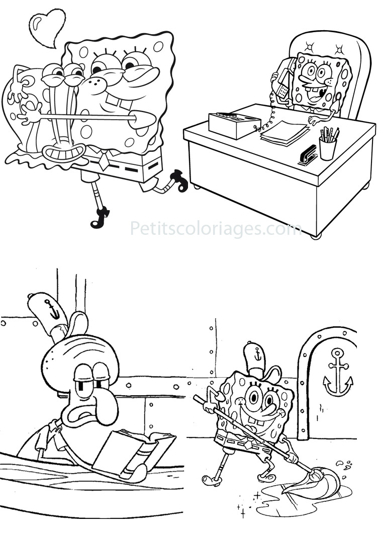 Malvorlage: SpongeBob (Karikaturen) #33452 - Kostenlose Malvorlagen zum Ausdrucken