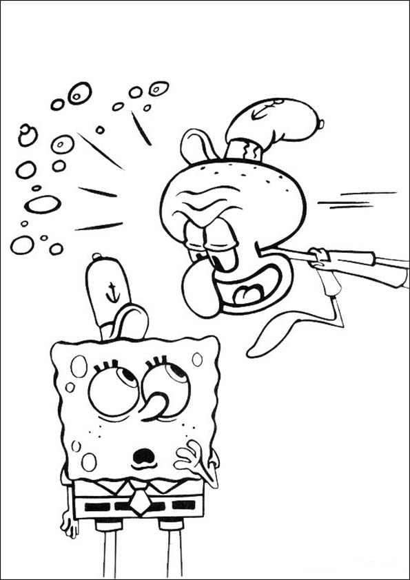 Malvorlage: SpongeBob (Karikaturen) #33462 - Kostenlose Malvorlagen zum Ausdrucken