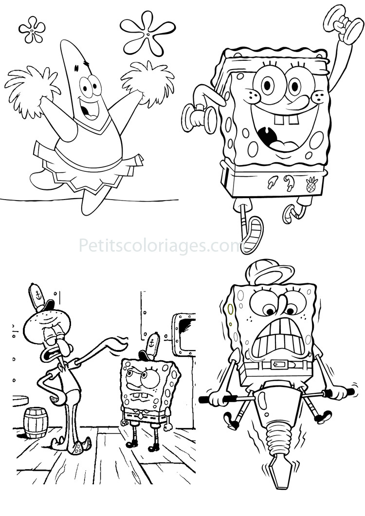 Malvorlage: SpongeBob (Karikaturen) #33468 - Kostenlose Malvorlagen zum Ausdrucken