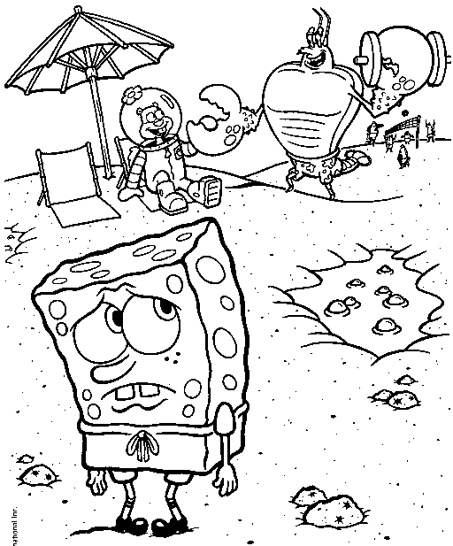 Malvorlage: SpongeBob (Karikaturen) #33472 - Kostenlose Malvorlagen zum Ausdrucken