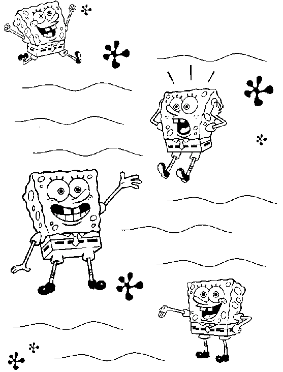 Malvorlage: SpongeBob (Karikaturen) #33509 - Kostenlose Malvorlagen zum Ausdrucken