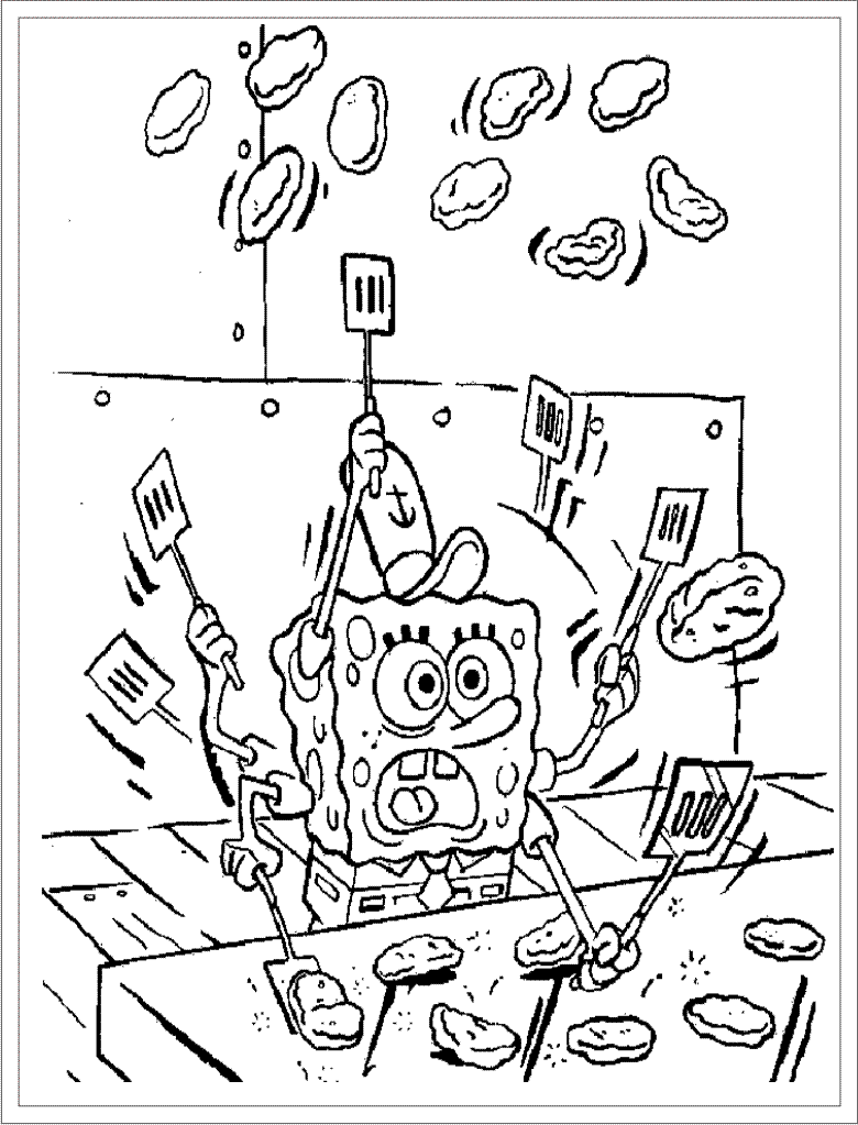 Malvorlage: SpongeBob (Karikaturen) #33553 - Kostenlose Malvorlagen zum Ausdrucken