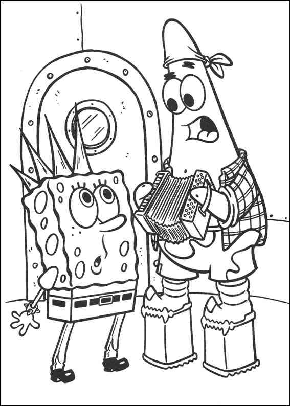 Malvorlage: SpongeBob (Karikaturen) #33582 - Kostenlose Malvorlagen zum Ausdrucken