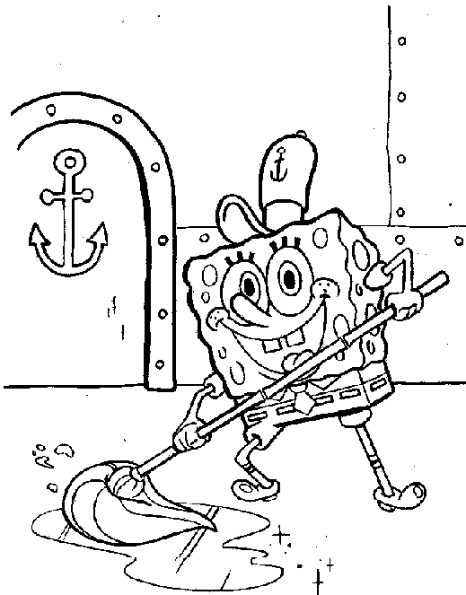 Malvorlage: SpongeBob (Karikaturen) #33609 - Kostenlose Malvorlagen zum Ausdrucken