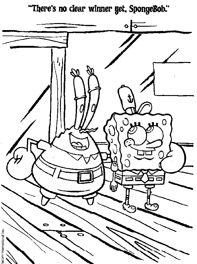 Malvorlage: SpongeBob (Karikaturen) #33610 - Kostenlose Malvorlagen zum Ausdrucken