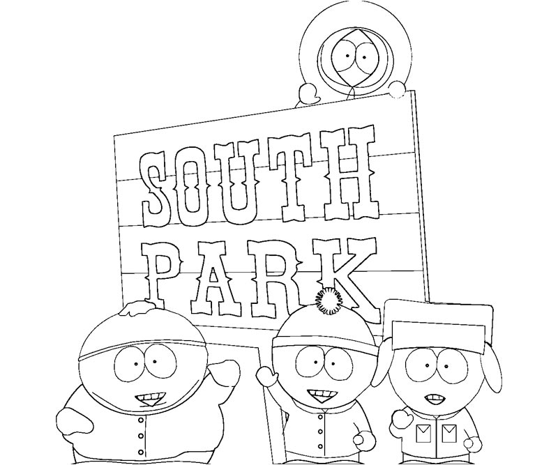 Malvorlage: Süd Park (Karikaturen) #31235 - Kostenlose Malvorlagen zum Ausdrucken