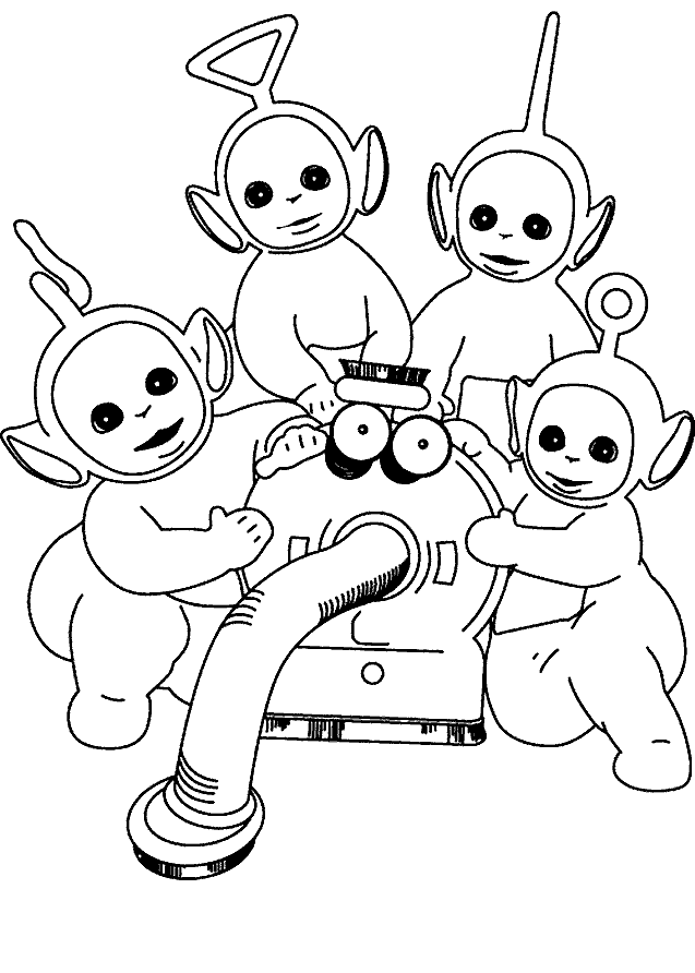 Malvorlage: Teletubbies (Karikaturen) #49663 - Kostenlose Malvorlagen zum Ausdrucken