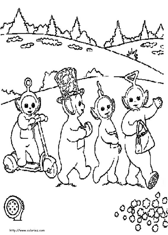 Malvorlage: Teletubbies (Karikaturen) #49671 - Kostenlose Malvorlagen zum Ausdrucken