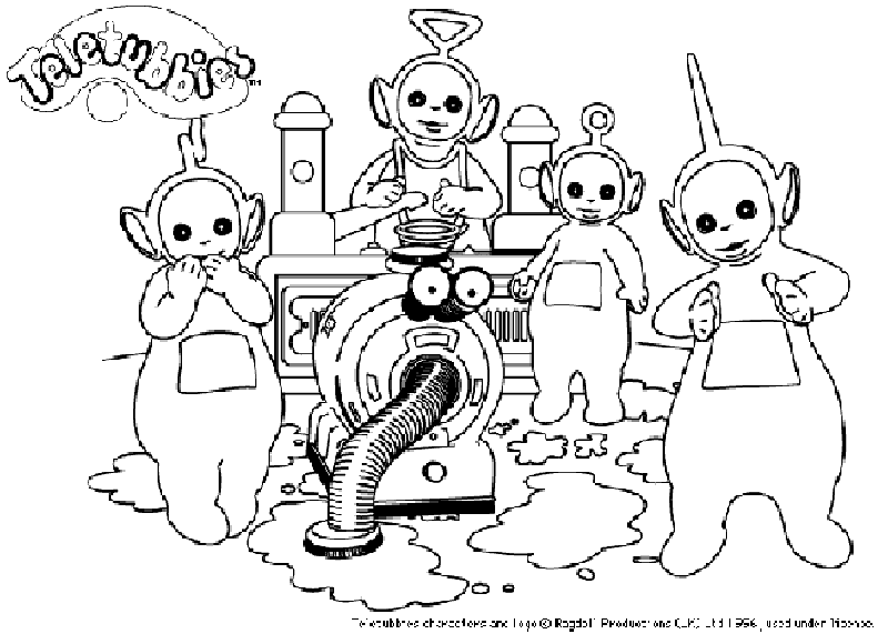 Malvorlage: Teletubbies (Karikaturen) #49700 - Kostenlose Malvorlagen zum Ausdrucken