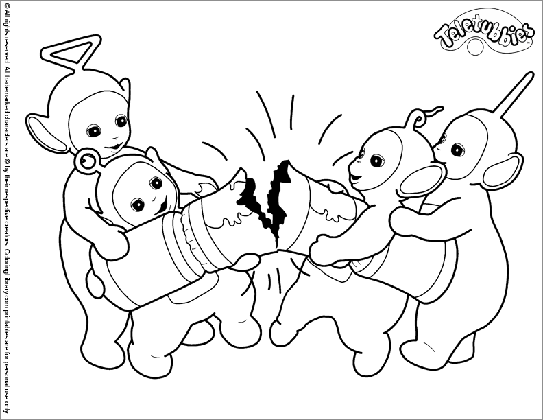 Malvorlage: Teletubbies (Karikaturen) #49706 - Kostenlose Malvorlagen zum Ausdrucken