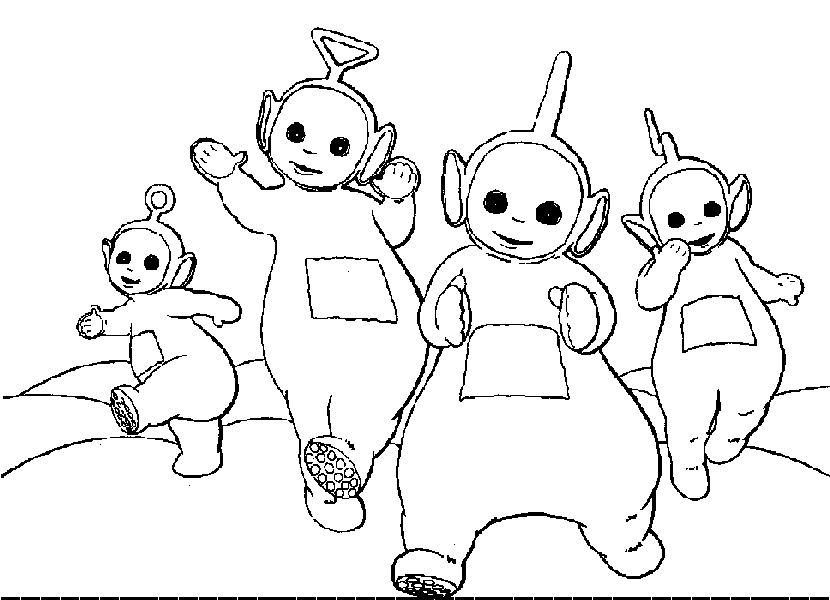 Malvorlage: Teletubbies (Karikaturen) #49739 - Kostenlose Malvorlagen zum Ausdrucken