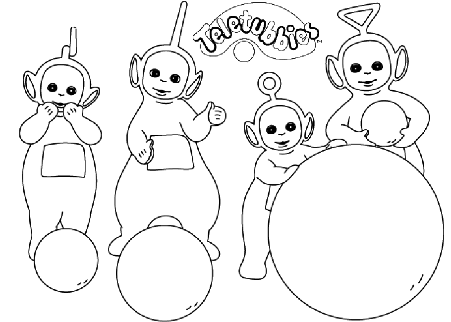 Malvorlage: Teletubbies (Karikaturen) #49817 - Kostenlose Malvorlagen zum Ausdrucken