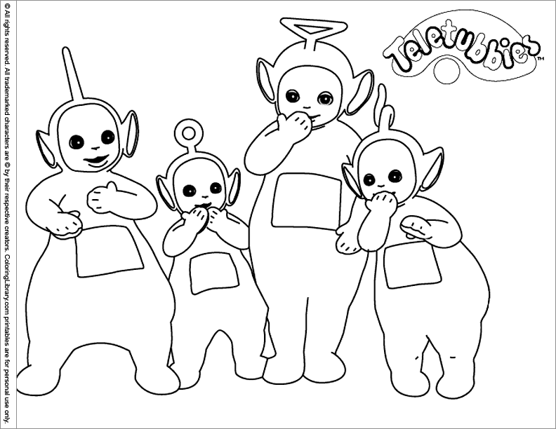 Malvorlage: Teletubbies (Karikaturen) #49829 - Kostenlose Malvorlagen zum Ausdrucken