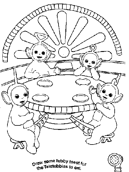 Malvorlage: Teletubbies (Karikaturen) #49844 - Kostenlose Malvorlagen zum Ausdrucken