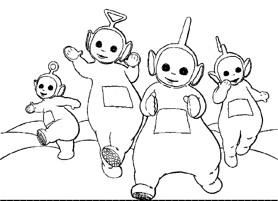 Malvorlage: Teletubbies (Karikaturen) #49929 - Kostenlose Malvorlagen zum Ausdrucken