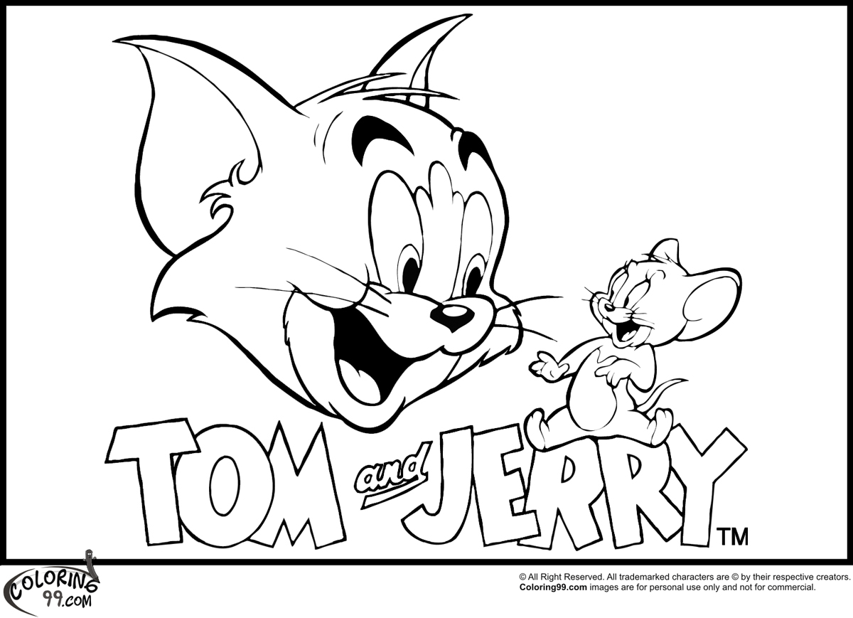 Malvorlage: Tom und Jerry (Karikaturen) #24180 - Kostenlose Malvorlagen zum Ausdrucken