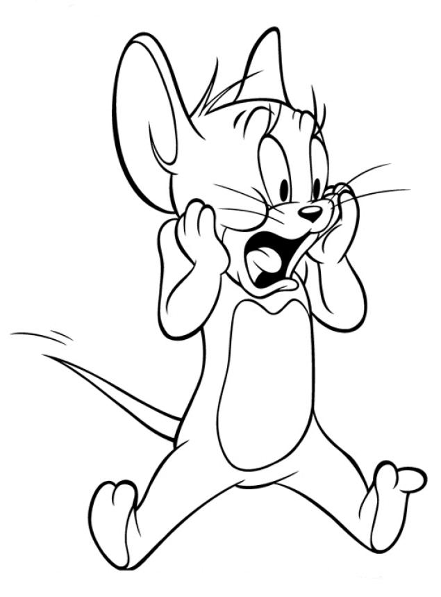 Malvorlage: Tom und Jerry (Karikaturen) #24206 - Kostenlose Malvorlagen zum Ausdrucken