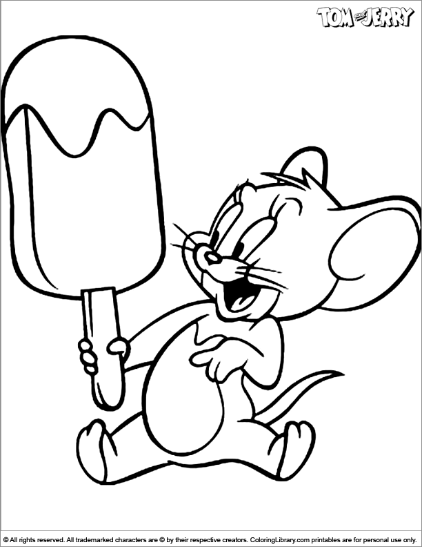 Malvorlage: Tom und Jerry (Karikaturen) #24210 - Kostenlose Malvorlagen zum Ausdrucken