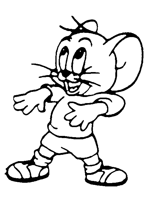 Malvorlage: Tom und Jerry (Karikaturen) #24226 - Kostenlose Malvorlagen zum Ausdrucken