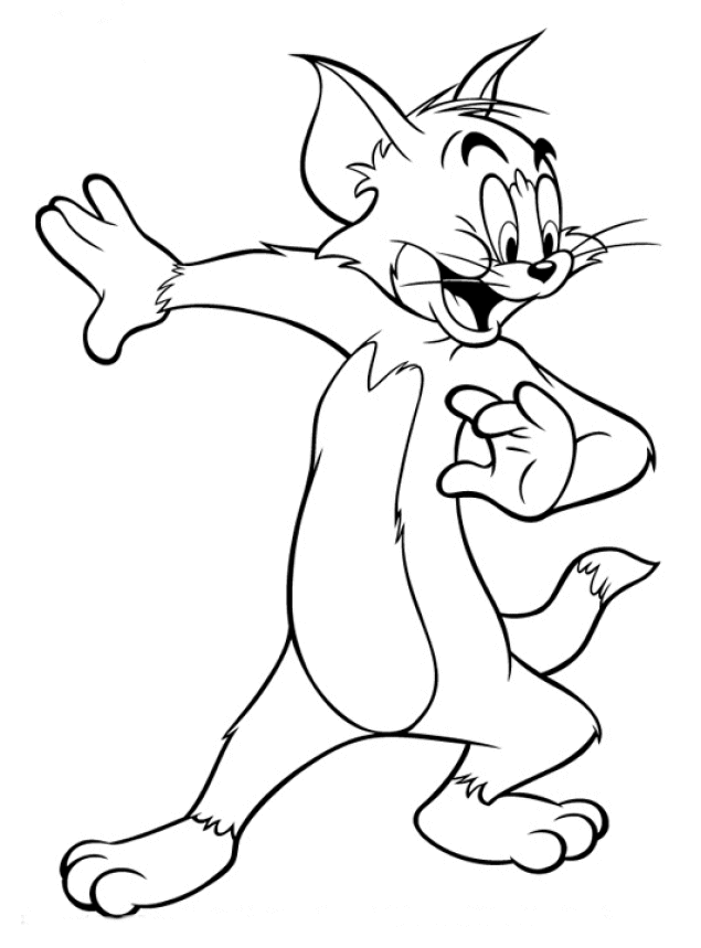 Malvorlage: Tom und Jerry (Karikaturen) #24239 - Kostenlose Malvorlagen zum Ausdrucken