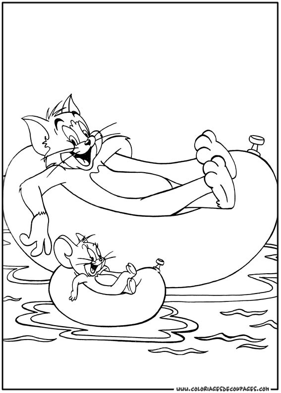 Malvorlage: Tom und Jerry (Karikaturen) #24244 - Kostenlose Malvorlagen zum Ausdrucken