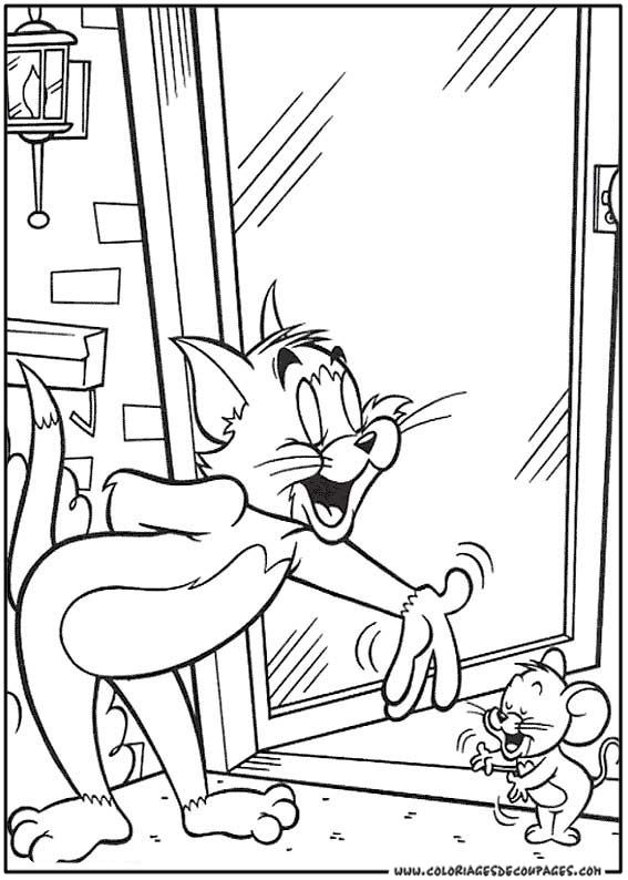Malvorlage: Tom und Jerry (Karikaturen) #24256 - Kostenlose Malvorlagen zum Ausdrucken