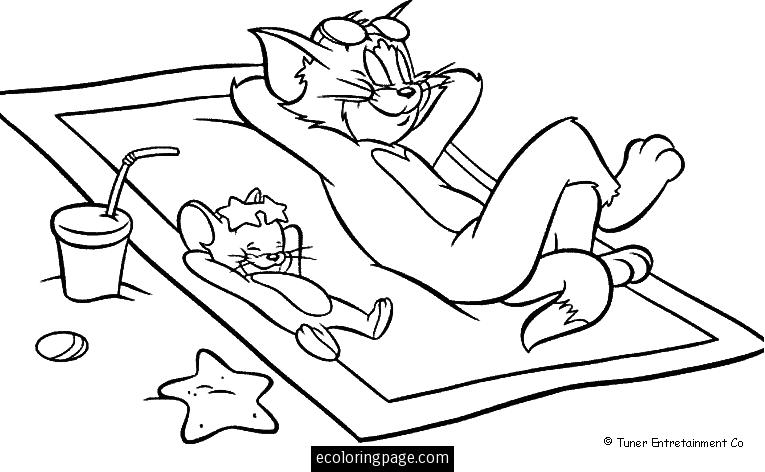 Malvorlage: Tom und Jerry (Karikaturen) #24287 - Kostenlose Malvorlagen zum Ausdrucken