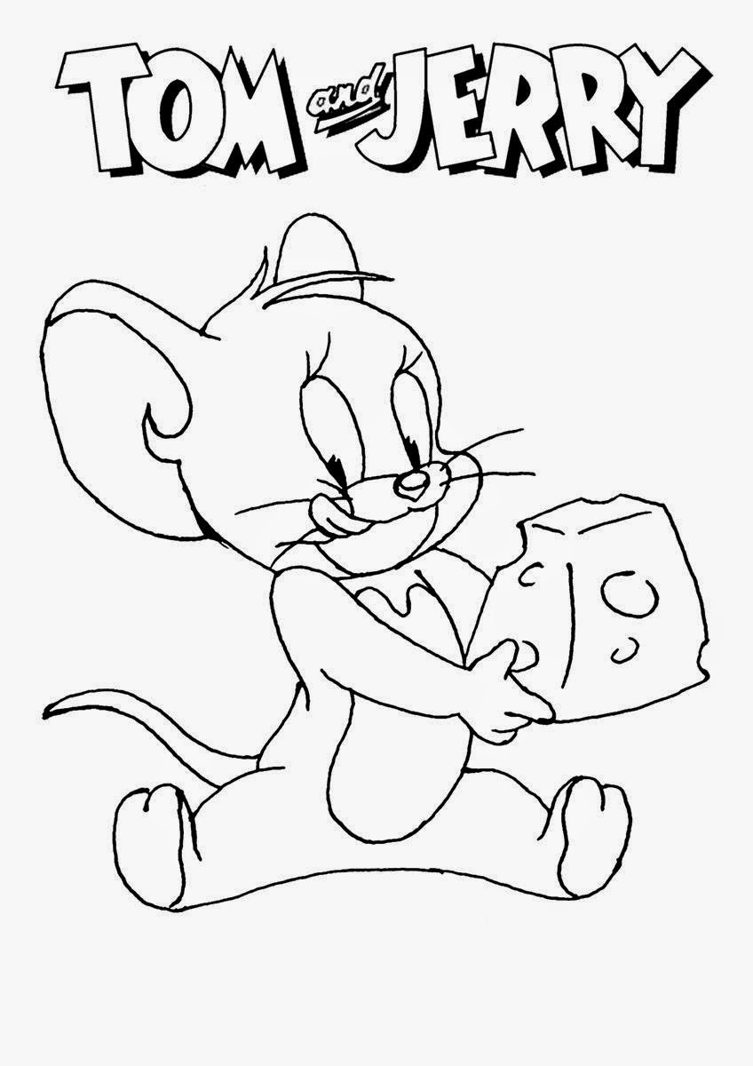 Malvorlage: Tom und Jerry (Karikaturen) #24293 - Kostenlose Malvorlagen zum Ausdrucken