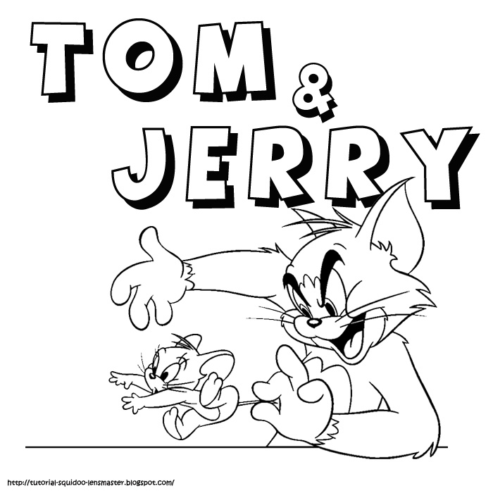 Malvorlage: Tom und Jerry (Karikaturen) #24328 - Kostenlose Malvorlagen zum Ausdrucken