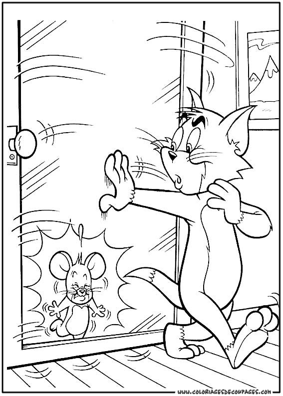 Malvorlage: Tom und Jerry (Karikaturen) #24335 - Kostenlose Malvorlagen zum Ausdrucken