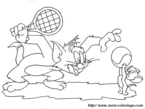 Malvorlage: Tom und Jerry (Karikaturen) #24341 - Kostenlose Malvorlagen zum Ausdrucken
