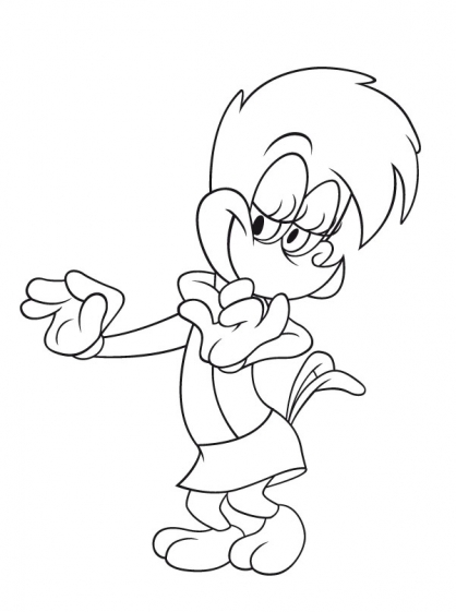 Malvorlage: Woody Woodpecker (Karikaturen) #28424 - Kostenlose Malvorlagen zum Ausdrucken