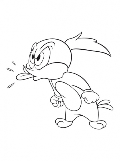 Malvorlage: Woody Woodpecker (Karikaturen) #28430 - Kostenlose Malvorlagen zum Ausdrucken