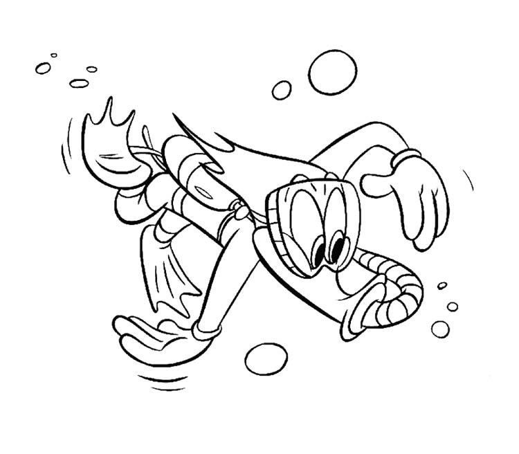 Malvorlage: Woody Woodpecker (Karikaturen) #28487 - Kostenlose Malvorlagen zum Ausdrucken