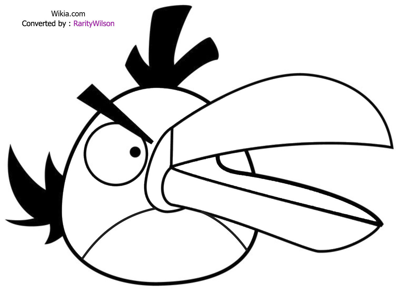 Malvorlage: wütende Vögel (Karikaturen) #25029 - Kostenlose Malvorlagen zum Ausdrucken