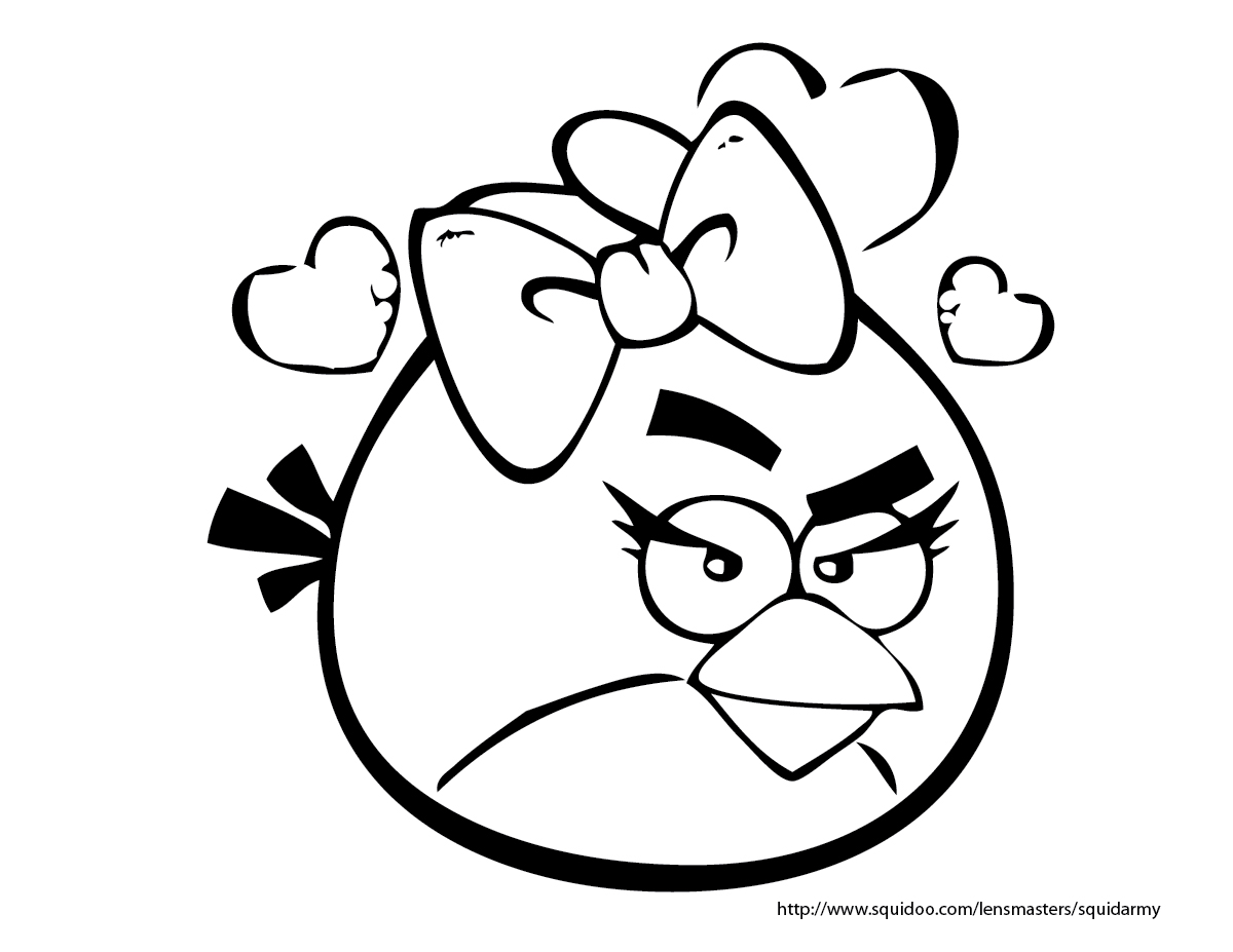 Malvorlage: wütende Vögel (Karikaturen) #25038 - Kostenlose Malvorlagen zum Ausdrucken