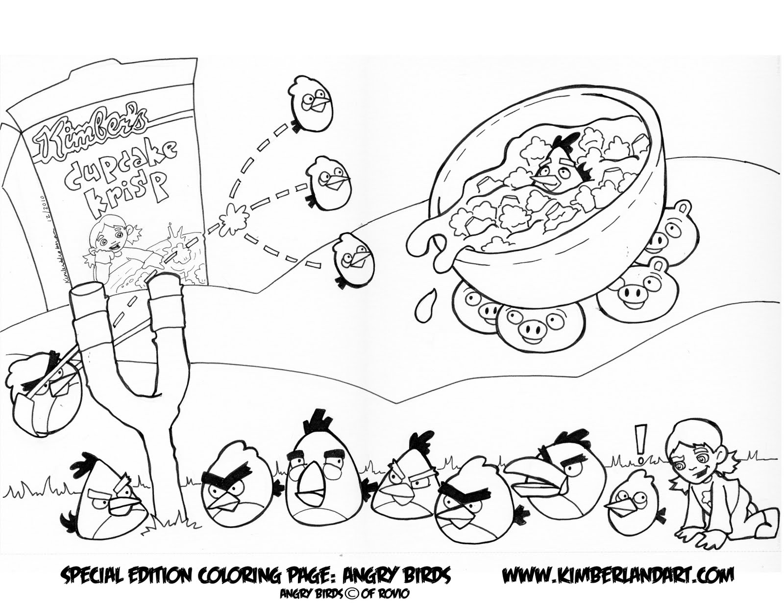 Malvorlage: wütende Vögel (Karikaturen) #25072 - Kostenlose Malvorlagen zum Ausdrucken