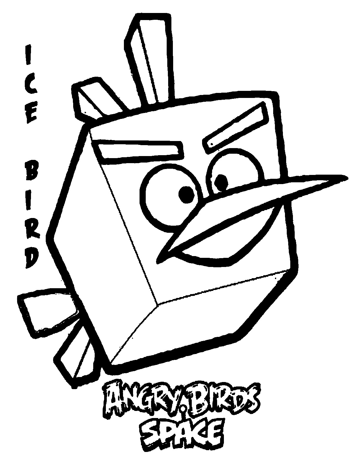 Malvorlage: wütende Vögel (Karikaturen) #25084 - Kostenlose Malvorlagen zum Ausdrucken