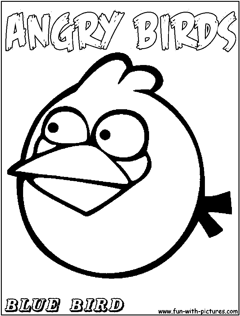Malvorlage: wütende Vögel (Karikaturen) #25113 - Kostenlose Malvorlagen zum Ausdrucken