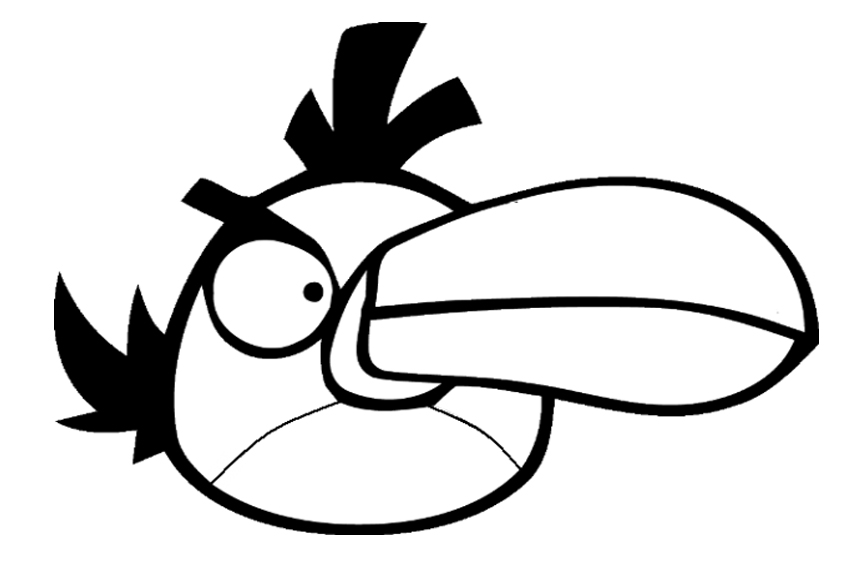 Malvorlage: wütende Vögel (Karikaturen) #25126 - Kostenlose Malvorlagen zum Ausdrucken