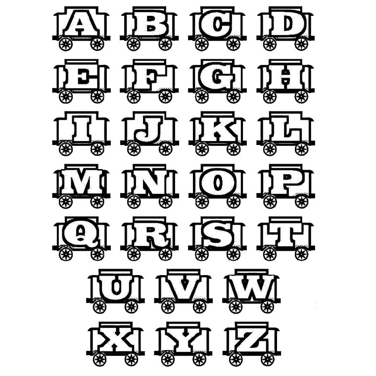 Malvorlage: Alphabet (lehrreich) #124612 - Kostenlose Malvorlagen zum Ausdrucken