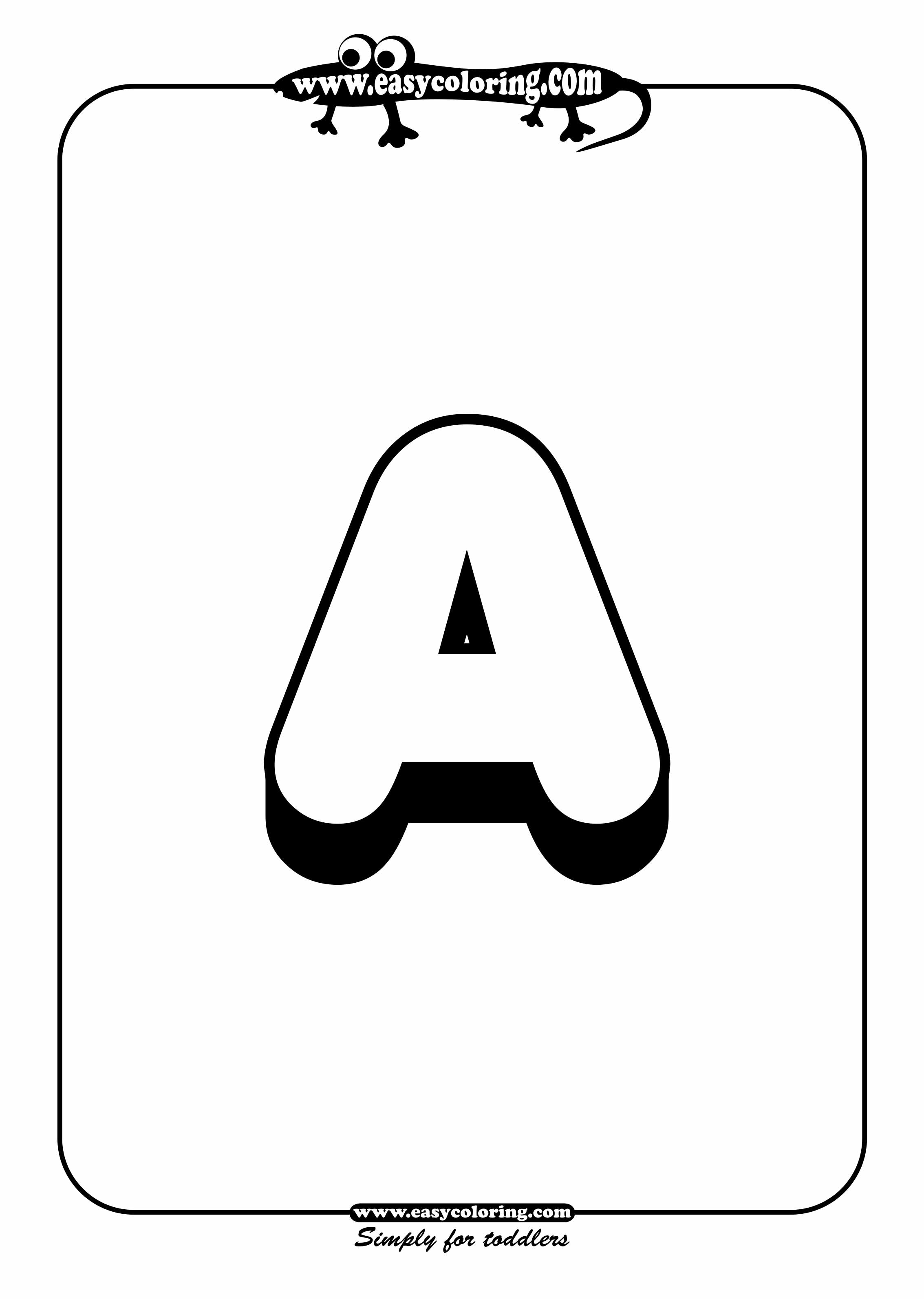 Malvorlage: Alphabet (lehrreich) #125041 - Kostenlose Malvorlagen zum Ausdrucken
