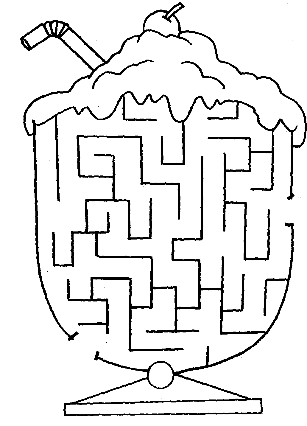 Malvorlage: Labyrinthe (lehrreich) #126430 - Kostenlose Malvorlagen zum Ausdrucken