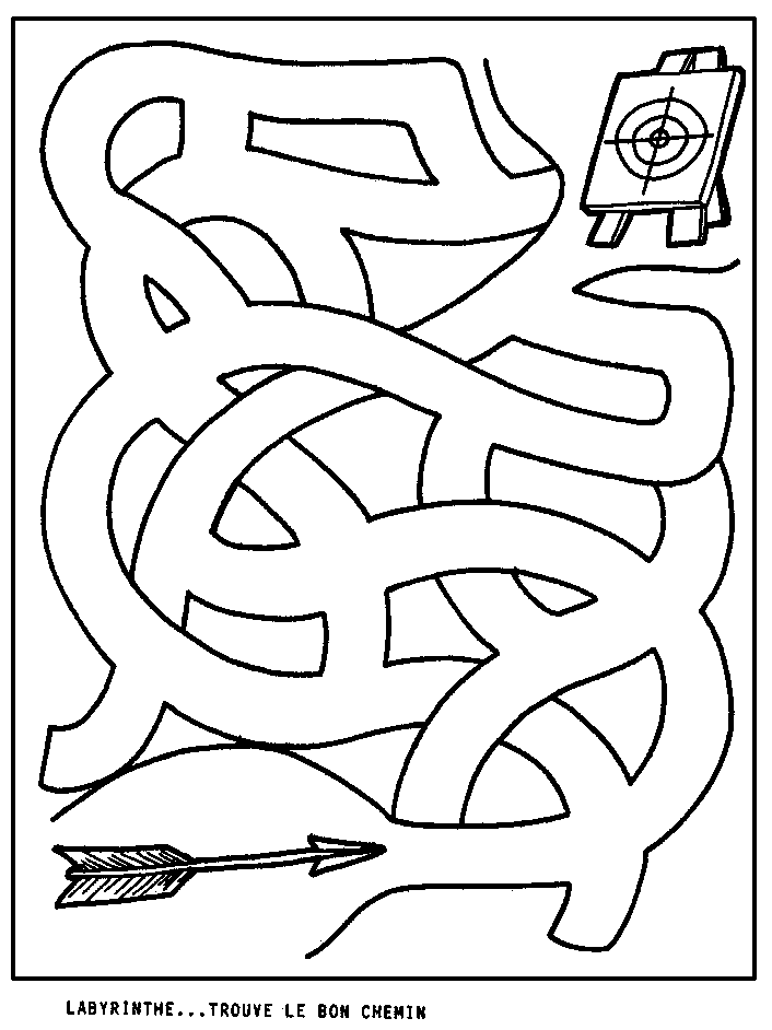 Malvorlage: Labyrinthe (lehrreich) #126462 - Kostenlose Malvorlagen zum Ausdrucken