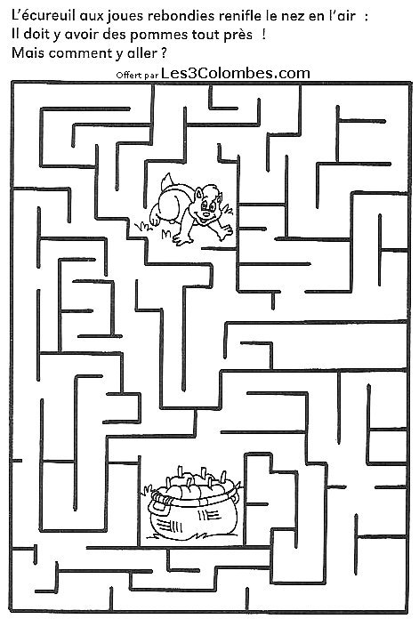 Malvorlage: Labyrinthe (lehrreich) #126653 - Kostenlose Malvorlagen zum Ausdrucken