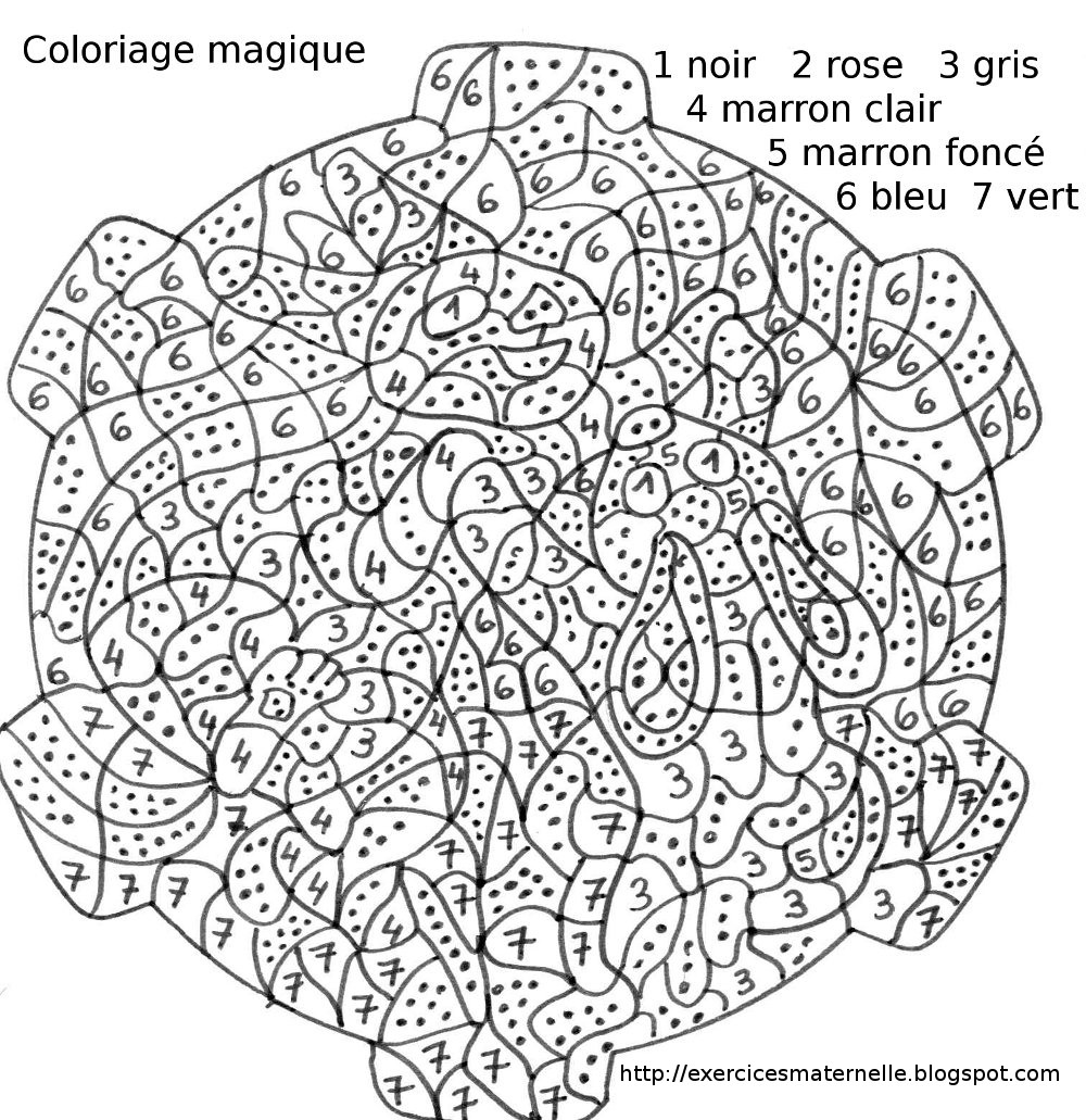 Malvorlage: magische Färbung (lehrreich) #126188 - Kostenlose Malvorlagen zum Ausdrucken